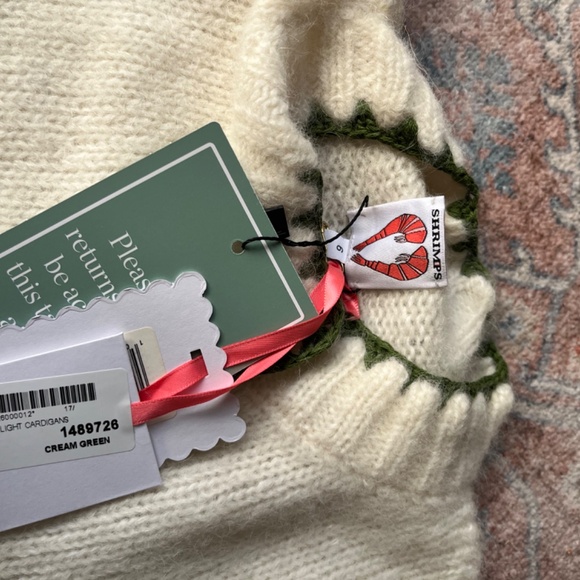 Shrimps Bud Bow Embroidered Alpaca-Blend Cardigan - Picture 5 of 5